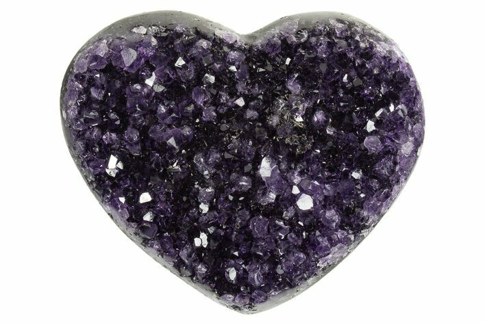 Dark Purple Amethyst Heart - Uruguay #343732